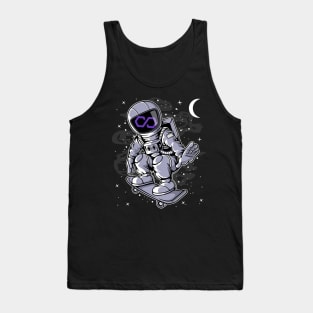 Astronaut Skate Polygon Matic Coin To The Moon Crypto Token Cryptocurrency Blockchain Wallet Birthday Gift For Men Women Kids Tank Top